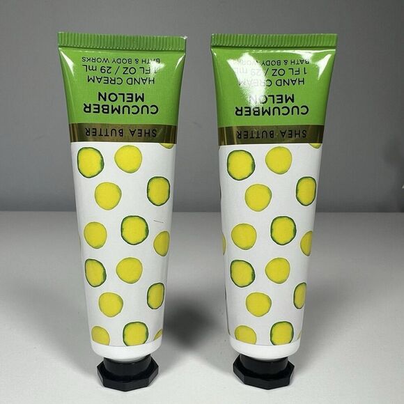 Bath & Body Works “Cucumber Melon” Shea Butter Hand Cream - 1oz / 29mL Lot Of 2 - Picture 1 of 3
